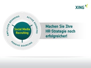 Social Media
Recruiting
Machen Sie Ihre
HR-Strategie noch
erfolgreicher!
 