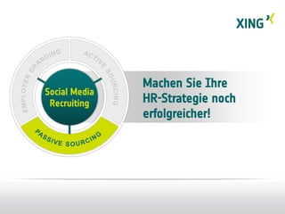 Social Media
Recruiting
Machen Sie Ihre
HR-Strategie noch
erfolgreicher!
 
