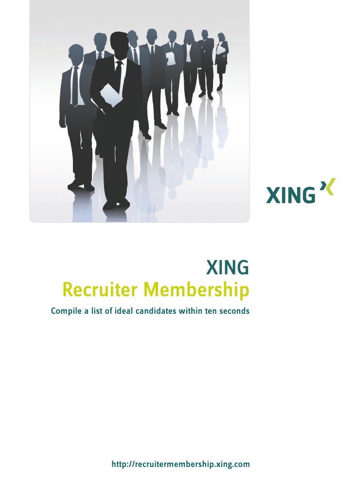 Xing Recruiter Account Brochure 10