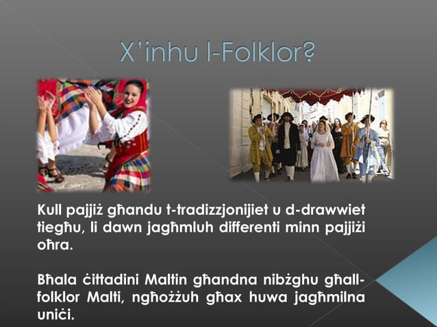 X’inhu l folklor | PPT