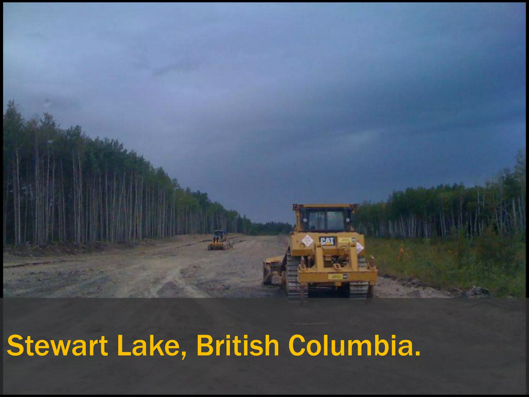 Stewart Lake, British Columbia.
                                  15
 