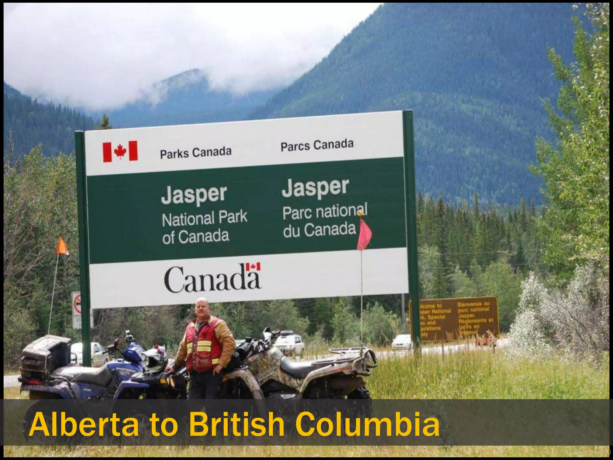 Alberta to British Columbia
                              20
 