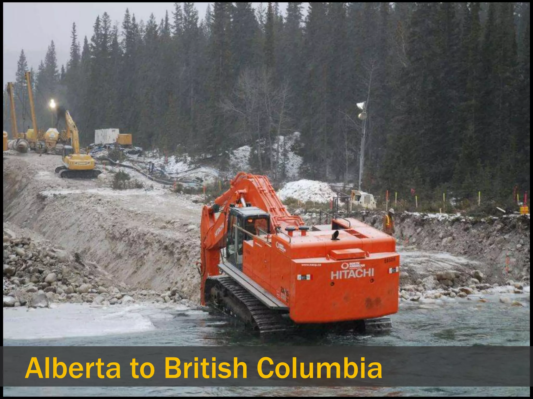 Alberta to British Columbia
                              21
 
