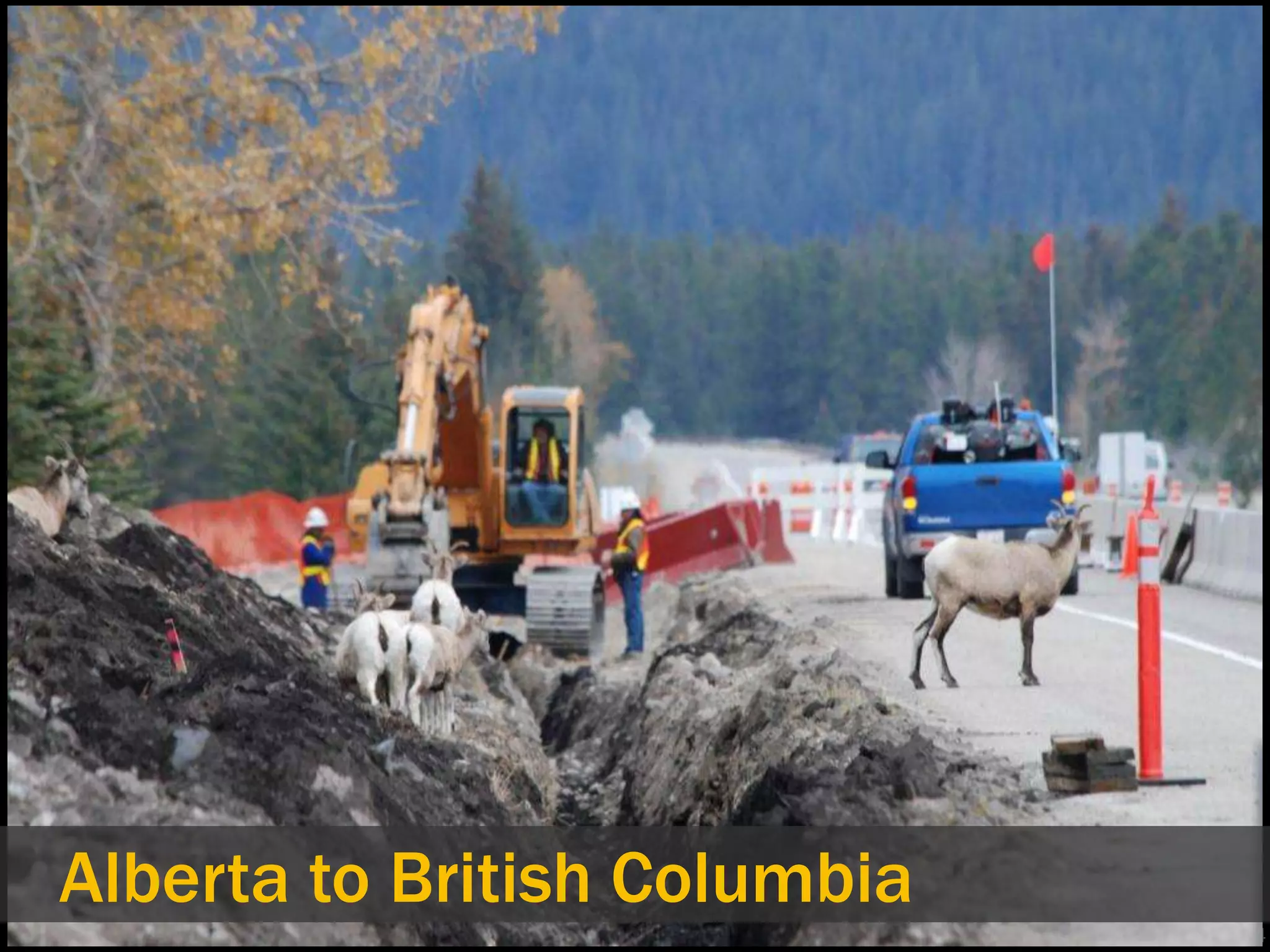 Alberta to British Columbia
                              24
 