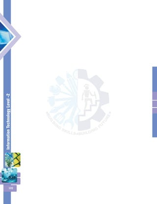 Information Technology Level -2 
132 
 