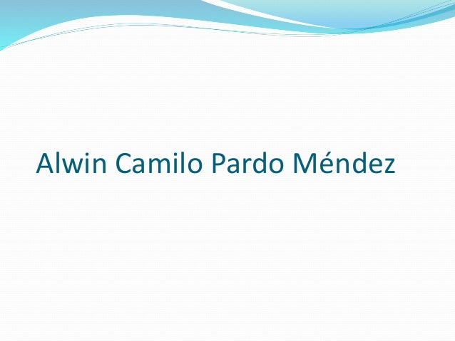 Alwin Camilo Pardo Méndez
 
