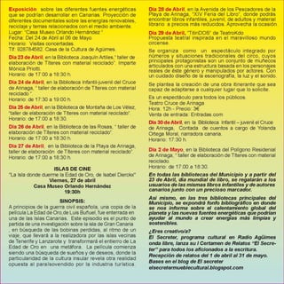 XIV semana del Libro en Aguimes