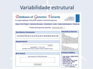 Variabilidade estrutural
 