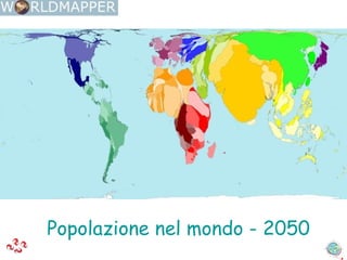 Popolazione nel mondo - 2050 