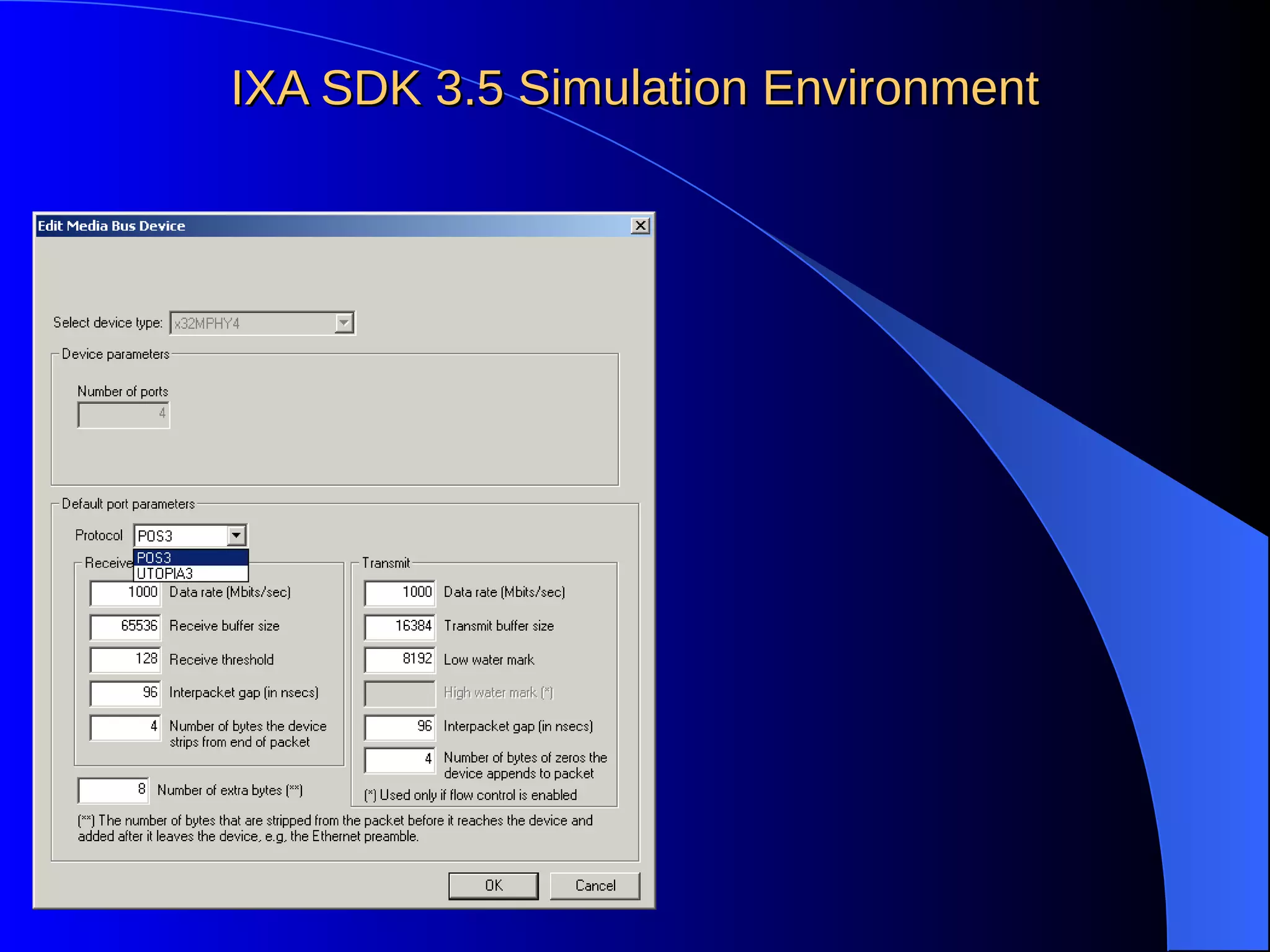 IXA SDK 3.5 Simulation EnvironmentIXA SDK 3.5 Simulation Environment
 