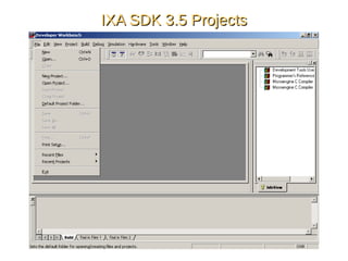 IXA SDK 3.5 ProjectsIXA SDK 3.5 Projects
 