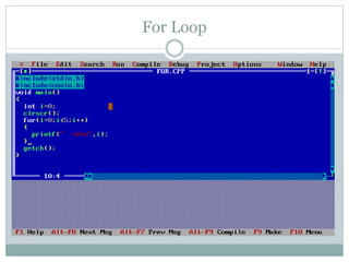 Loops in C | PPTX | Programming Languages | Computing