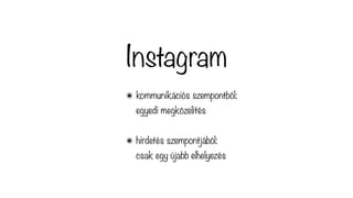 Instagram hirdetések