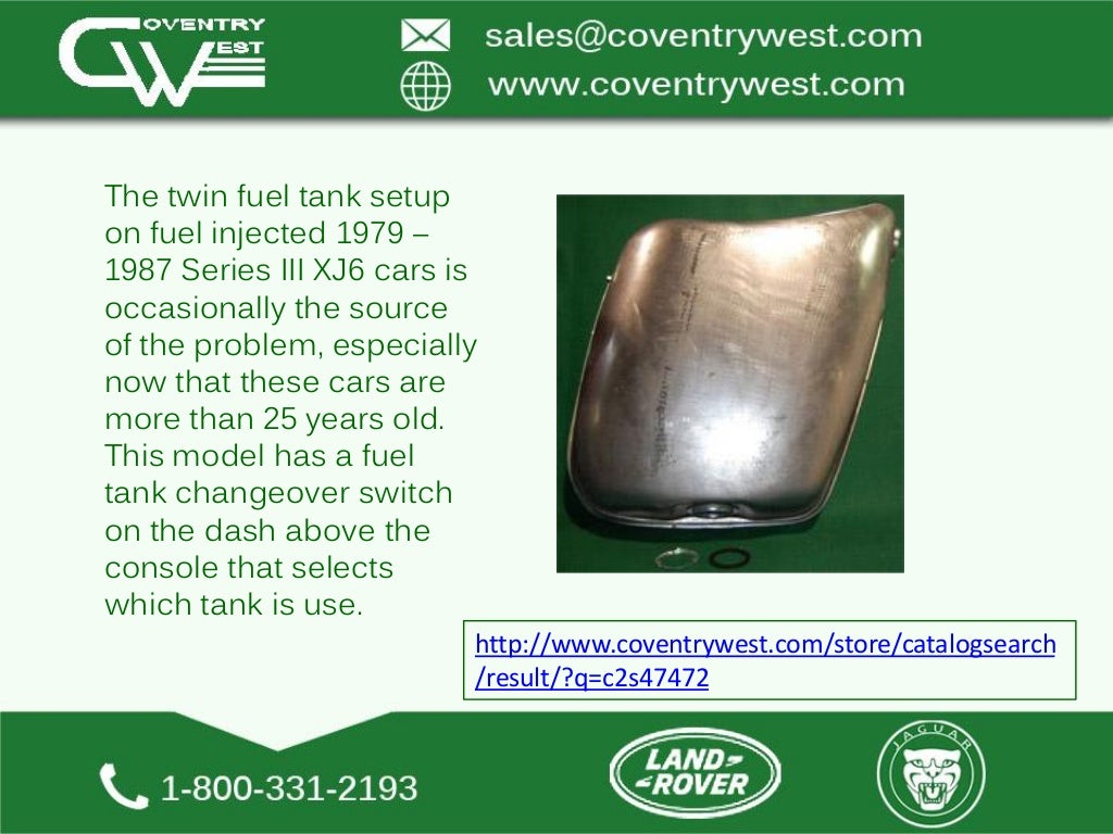 XJS and XJ6 Fuel Tanks