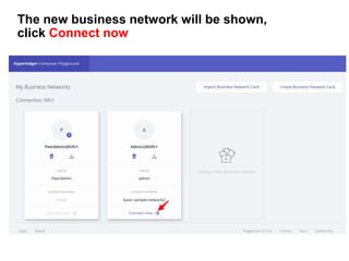 The new business network will be shown,
click Connect now
 