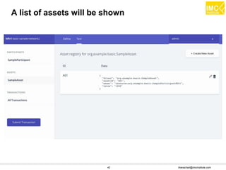 thanachart@imcinstitute.com43
A list of assets will be shown
 