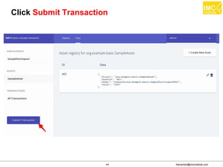 thanachart@imcinstitute.com44
Click Submit Transaction
 