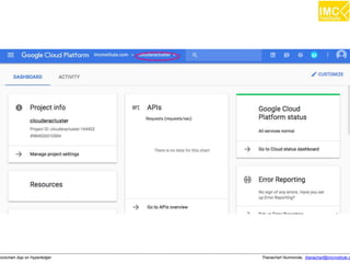 Thanachart Numnonda, thanachart@imcinstitute.clockchain App on Hyperledger
 