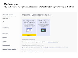 Reference:
https://hyperledger.github.io/composer/latest/installing/installing-index.html
 