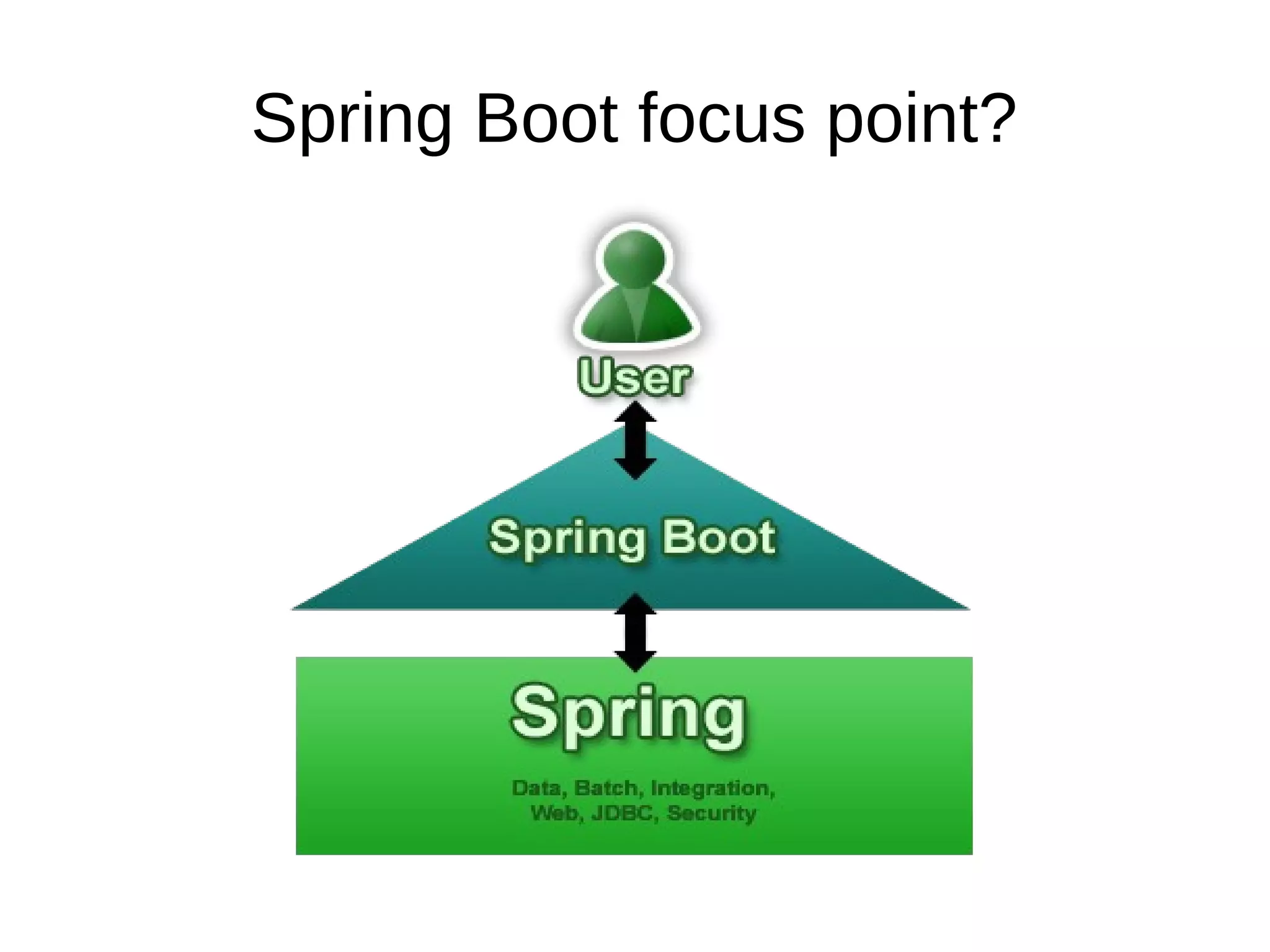 Spring Boot focus point?
 