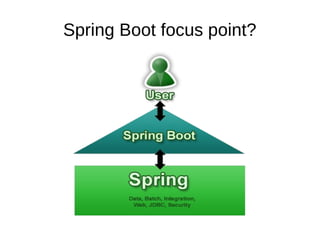 Spring Boot focus point?
 