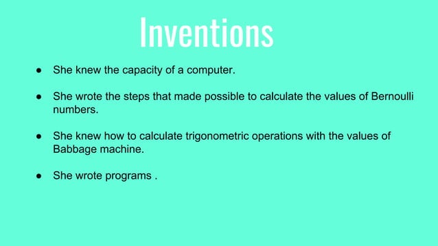 Ada lovelace | PDF
