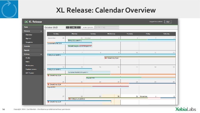 xl calendar