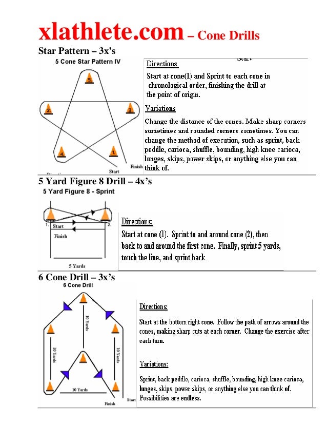 XL Athelete Cone Drills