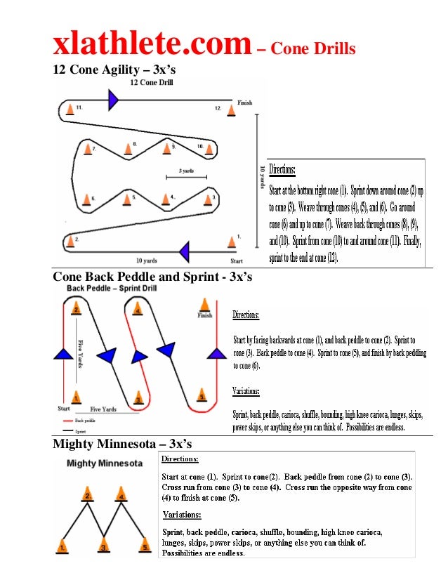 agility training cones