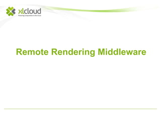 Remote Rendering Middleware 
 