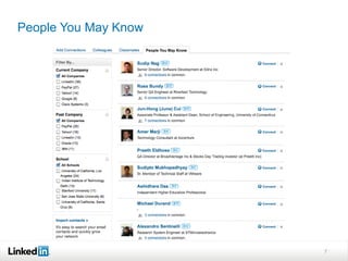 People You May Know




                      7
 