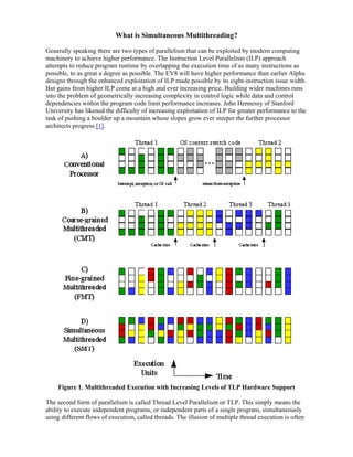 What is simultaneous multithreading | PDF
