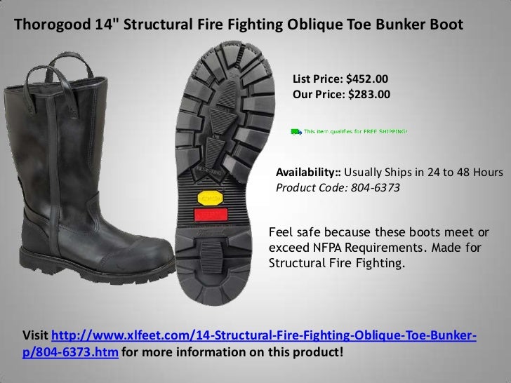 thorogood structural firefighting boots