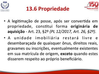 14.	NOVIDADES	IMPORTANTES	
	
DO		
	
PROJETO	DE	LEI	DE	CONVERSÃO		
	
Nº	12/17	
 