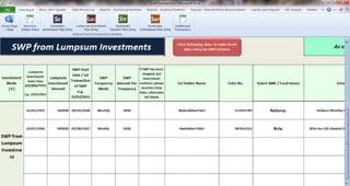 XLMFTracker - Excel based - Advance Mutual Fund Portfolio Tracker | PDF