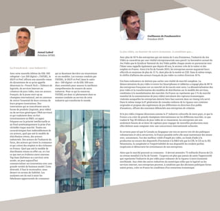 Le jeu vidéo, un booster de notre économie. A condition que...
Avec plus de 50 % des entreprises qui ont moins de 5 ans d’existence, l’industrie du Jeu
Vidéo se caractérise par une vitalité entrepreneuriale sans pareil. Le baromètre annuel du
Jeu Vidéo que le Syndicat National du Jeu Vidéo publie chaque année en partenariat avec
l’Idate nous rappelle également que depuis 40 ans, le secteur crée de la valeur et des
emplois en France. Ainsi à la fin de l’année 2015, les entreprises auront augmenté leurs
effectifs en moyenne de plus de 15 %, dont plus de la moitié en CDI. Dans le même temps,
le chiffre d’affaires des acteurs français du jeu vidéo va croître d’environ 10 %.
Ces bons indicateurs ne doivent pas cacher une réalité de marché complexe. La
démocratisation du jeu vidéo à travers les Smartphones et tablettes a engagé plus de 80 %
des entreprises françaises sur un marché où les succès sont rares. La dématérialisation des
jeux vidéo et la transformation des modèles de distribution sur le modèle des services,
combinées à la mondialisation des marchés (la France ne représente que 5 % du marché
mondial de la consommation de jeux vidéo) entraînent des ruptures économiques
violentes auxquelles les entreprises doivent faire face souvent dans un timing très serré.
Dans le même temps la 8e génération de consoles redonne de la vigueur aux créations
originales et propose des expériences de jeu différentes en direction d’un public
d’amateurs, offrant des nouveaux débouchés aux entreprises de création.
Si le jeu vidéo s'impose désormais comme la 2e industrie culturelle de notre pays, et que la
France a su créer de grands champions internationaux sur les différents marchés, ce que
traduit le Top 30 éditeurs de jeux vidéo de ce classement, les entreprises ont non
seulement besoin de se doter de capitaux pour engager de nouvelles productions mais
elles doivent aussi composer avec une concurrence internationale acharnée.
Si certains pays tel que le Canada ou Singapour ont mis en œuvre très tôt des politiques
volontaristes et ultra-attractives, la France possède enfin elle aussi maintenant des atouts
avec, notamment, l’un des meilleur crédit d’impôt jeu vidéo, un fonds d’aide à la
production ou encore des dispositifs d’incitation à la R&D tels que le CIR, le CII ou la JEI.
Néanmoins, la complexité et l’imprévisibilité de nos dispositifs les rendent parfois
inopérants et détournent les investisseurs de nos entreprises.
Alors que le marché poursuit sa croissance - il devrait atteindre 75 milliards d’euros de CA
au niveau mondial à la fin de l’année - l’urgence est plus que jamais de saisir l’opportunité
que représente l’industrie du jeu vidéo pour redonner de la vigueur à notre économie
moribonde. Aux côtés des autres industries du numérique telles que le logiciel ou les
services internet, nos entreprises peuvent, à condition que des décisions politiques fortes
soient prises, créer en France les conditions d’un renouveau économique.
La French tech : une industrie !
Avec cette nouvelle édition du GSL 100
rebaptisé « Les 100 digital », l’AFDEL, le
SNJV et PwC offrent une nouvelle vision
du dynamisme de ce qu’on appelle
désormais la « French Tech ». Éditeurs de
logiciels, de services Internet ou
créateurs de jeux vidéo, tous ces acteurs
français, de la jeune start-up au
champion international, ont en commun
de retirer l’essentiel de leurs revenus de
leurs propres innovations. Des
innovations qui se concrétisent sous la
forme de produits (logiciels, jeux vidéo)
ou de services génériques (Web services)
et qui traduisent donc un fort
investissement en R&D, un appui
fréquent sur la priorité intellectuelle et
au final systématiquement la prise d’un
véritable risque marché. Toutes ces
caractéristiques font indéniablement de
ces acteurs, quel que soit le modèle de
distribution retenu, des acteurs
industriels. Des acteurs de l’industrie du
futur, des acteurs qui tirent la croissance
et qui créent des emplois et des richesses
en France. Quel que soit le modèle de
distribution retenu en effet car, et c’est
ce que met en évidence notre nouveau
Top Saas (Software as a service) cette
année, on peut aujourd’hui
commercialiser ses innovations avec une
grande variété de business model. Cette
diversité, il faut le reconnaître, nous
dessert en termes de lisibilité. Les
analystes ont du mal à saisir les
fabuleuses opportunités de croissance
qui se dessinent derrière ces innovations
et ces modèles. Les travaux conduits par
l’AFDEL, le SNJV et PwC dans le cadre
des « 100 digital » et du GSL 100 sont
donc essentiels pour assurer la meilleure
compréhension de ressorts de notre
industrie. Pour ce qui la concerne,
l’AFDEL est donc ici pleinement dans sa
mission conduite au service de cette
industrie qui transforme le monde.
Guillaume de Fondaumière
Président SNJV
Jamal Labed
Président AFDEL
 