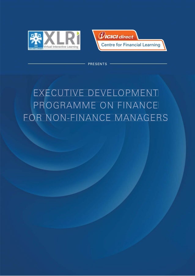 XLRI EDP Finance for nonfinance managers Brochure