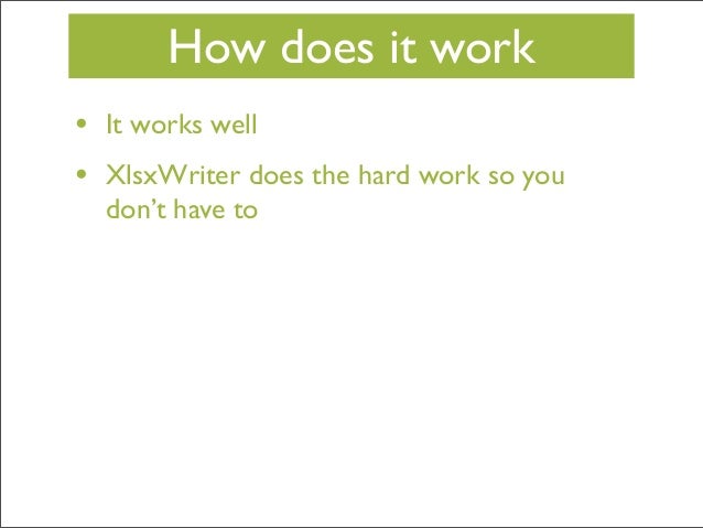 Creating Excel Files With Python And XlsxWriter