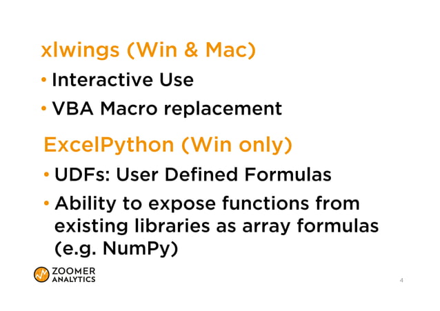 xlwings Zurich Python User Group Meetup | PPT