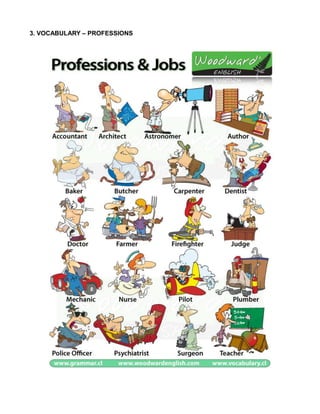 3. VOCABULARY – PROFESSIONS
 