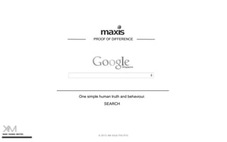 WHAT SEARCH
DOES

THE MAXIS ECOSYSTEM

 