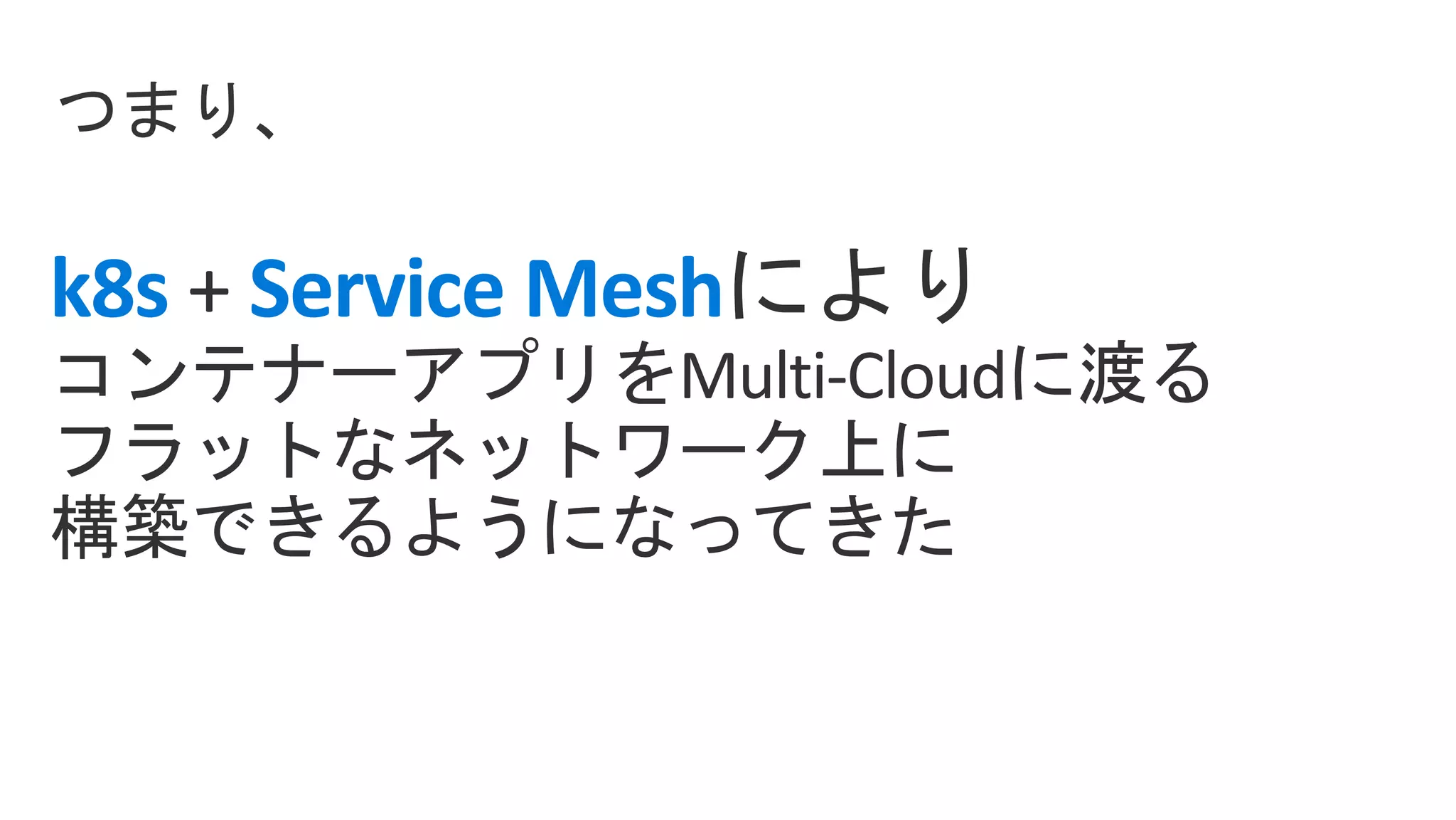 k8s Service Mesh
 