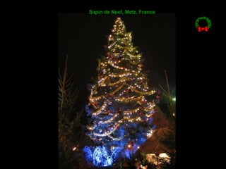 Sapin de Noel, Metz, France 