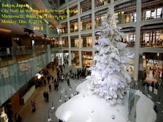 Tokyo, Japan
Cây Noël tại thương xá Kitte trong quận
Marunouchi, thành phố Tokyo, ngày
Monday, Dec. 5, 2016.
 