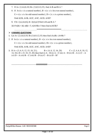 X Maths 1