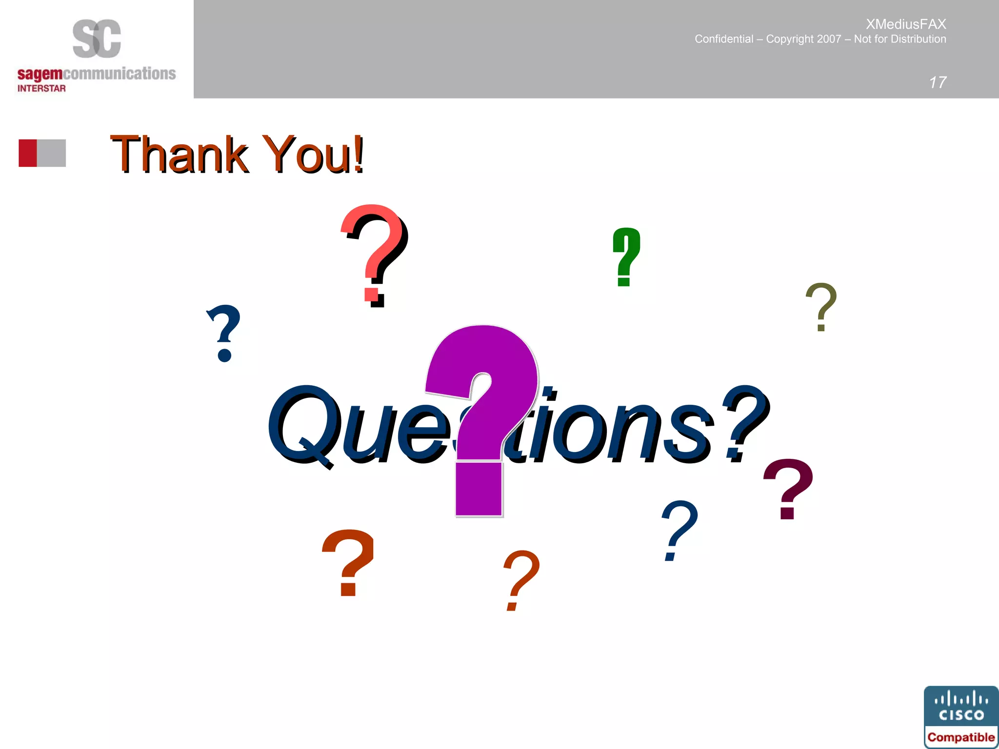 Questions? ? ? ? ? ? ? ? ? ? Thank You! 