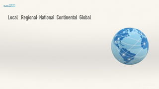 ©lucienengelen
Local Regional National Continental Global
 