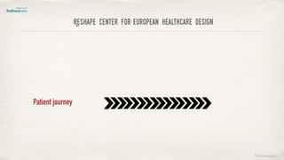 ©lucienengelen
Reshape center for european healthcare design
Patient journey
 