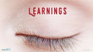 Learnings
©lucienengelen
 