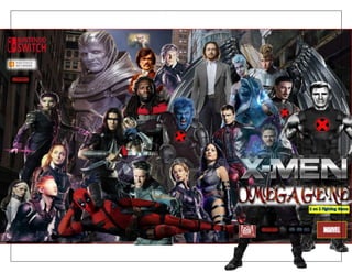 X men movie fighting game.arcade game By: Terrance Davis (EEG)